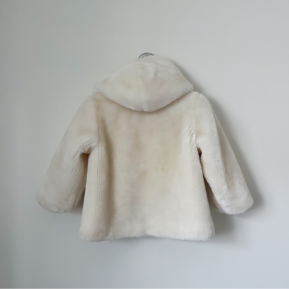 Ann Taylor LOFT Faux Fur Toddler Coat • Size 18-24M - Picture 3 of 3